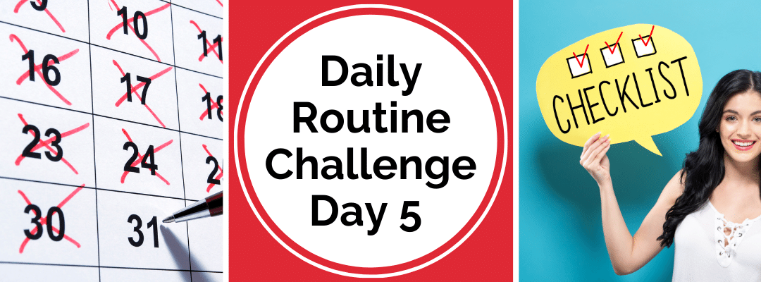 Day 5 Daily Routine Challenge